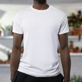 4G41Zf Men's Classic Crew Neck T-Shirt — Soft Cotton Everyday Tee